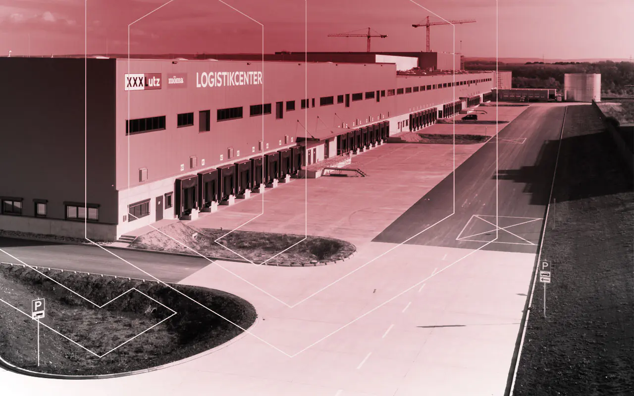Bild vom Logistikzentrum in Erfurt